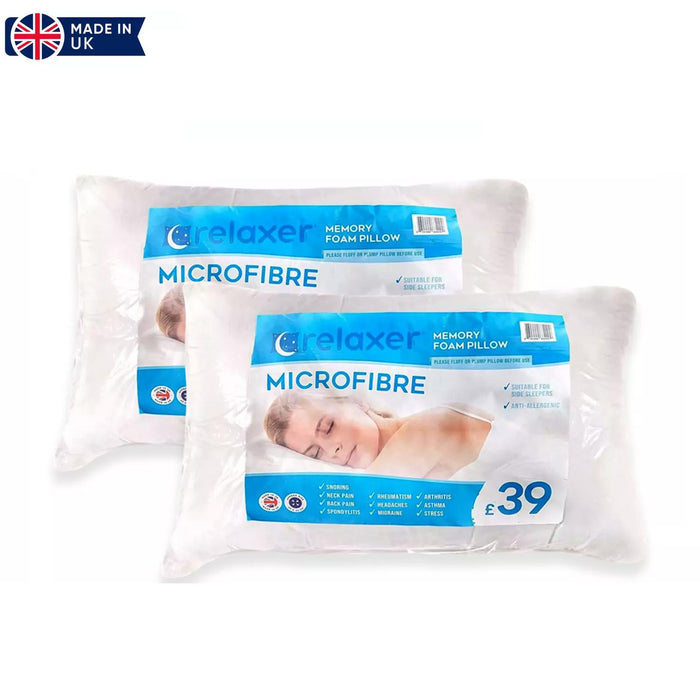 Relaxer Memory Foam Pillow (PAIR)