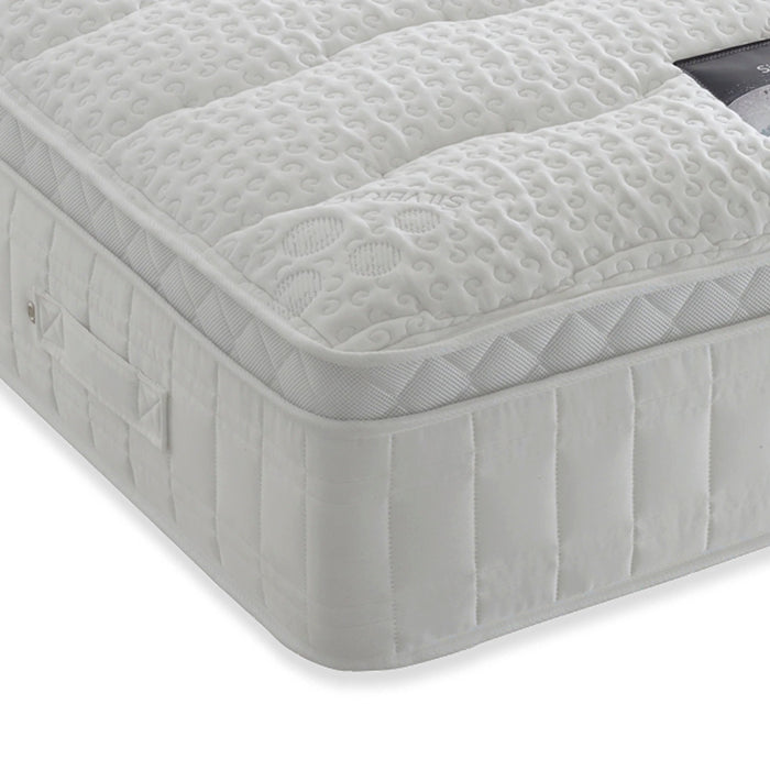 Dura Beds Silver Active 2800 Pocket Sprung Cushioned Top Divan Bed Set